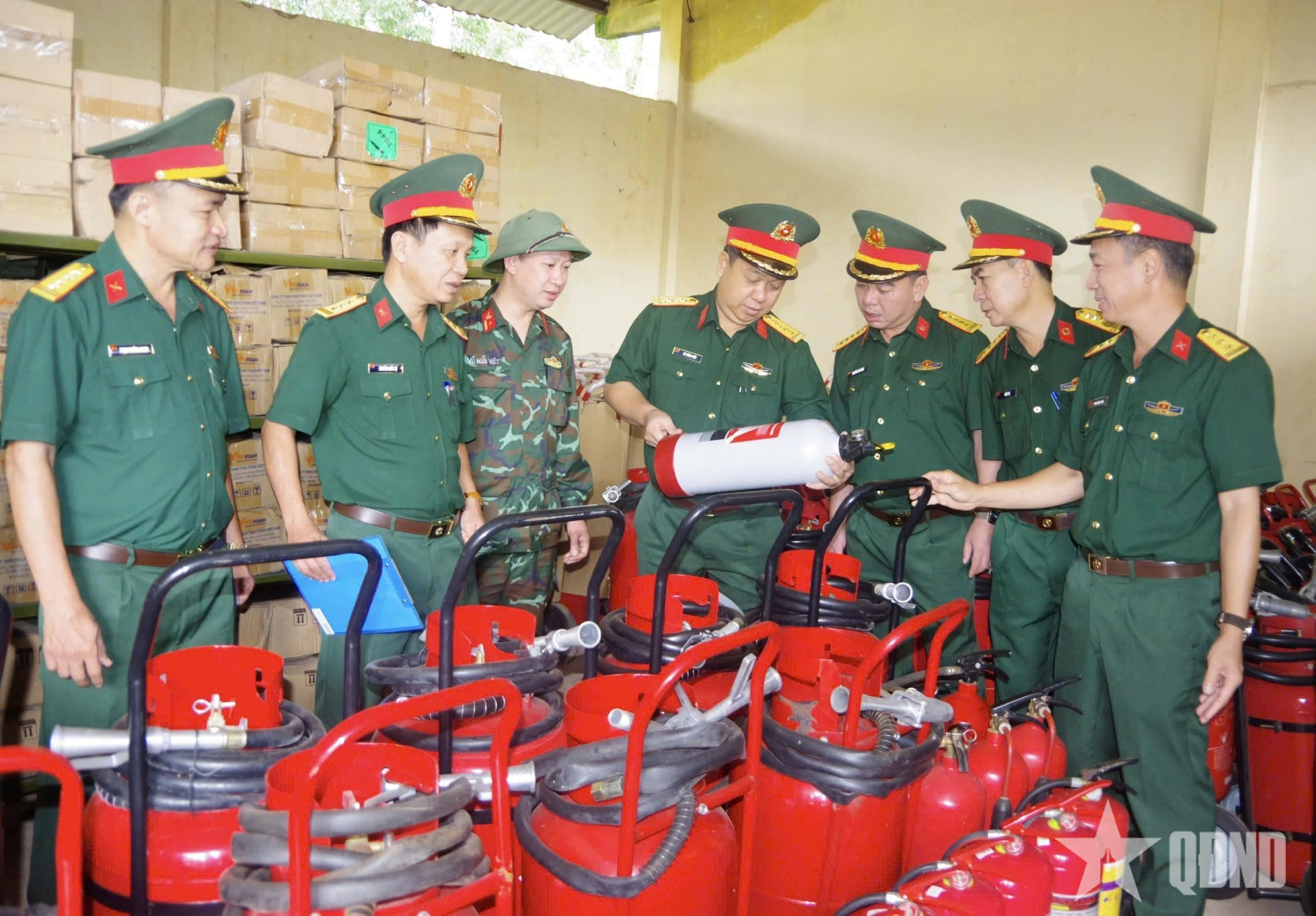 Cục Hậu cần - Kỹ thuật, Quân đoàn 34 kiểm tra tại Kho 789